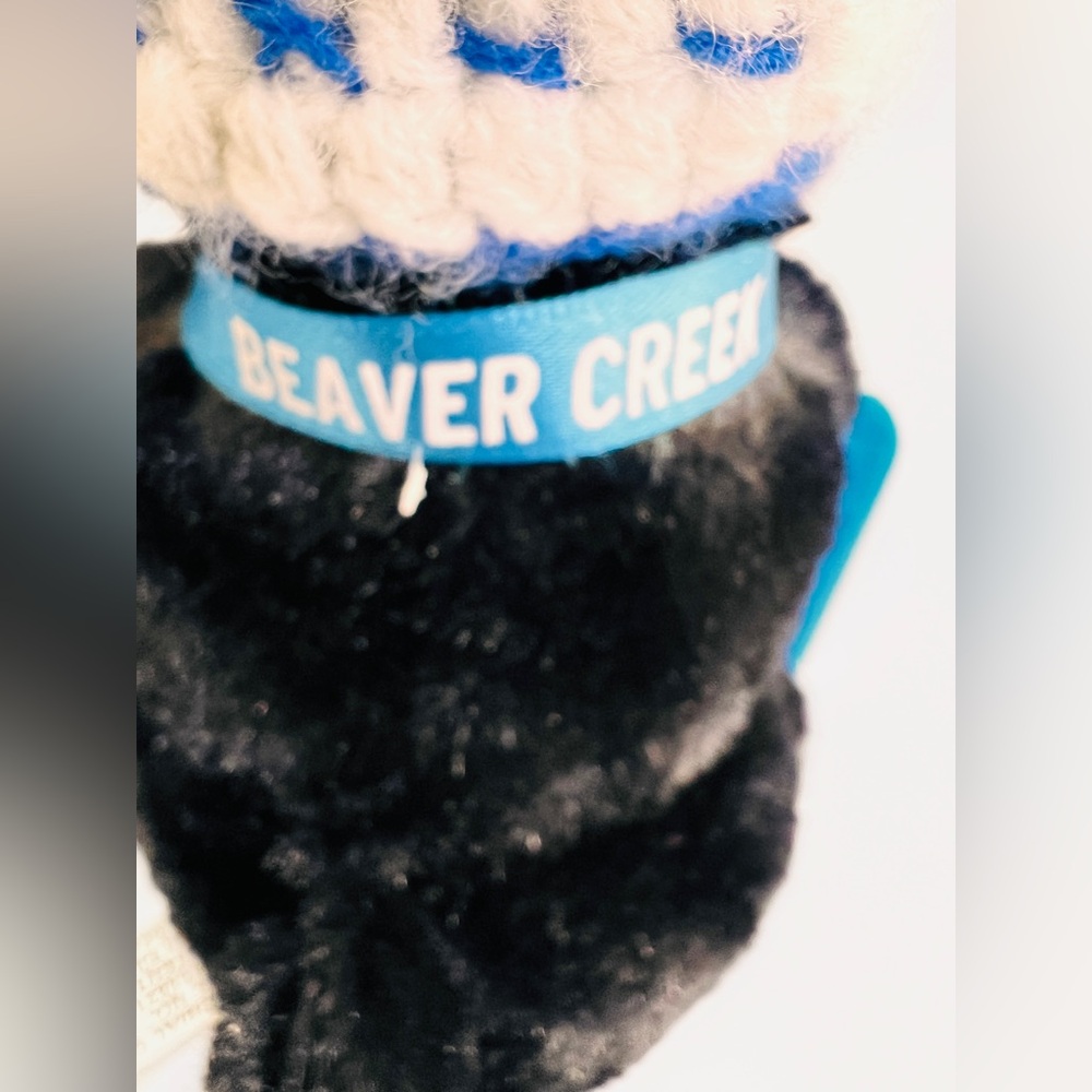 Beaver Creek skiing black bear 6" on skis 2008 stuffed animal house nWOT - Picture 12 of 14